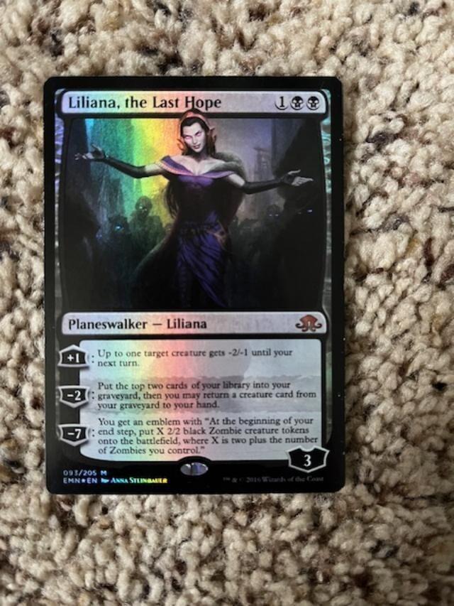 PSA9 テクスチャーFoil Liliana the Last Hope MTG Double