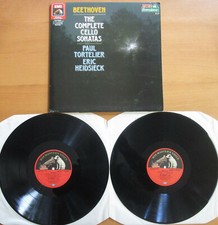 EM 29 1133 3 Beethoven Complete Cello Sonatas Paul Tortelier Heidsieck NM 2LP
