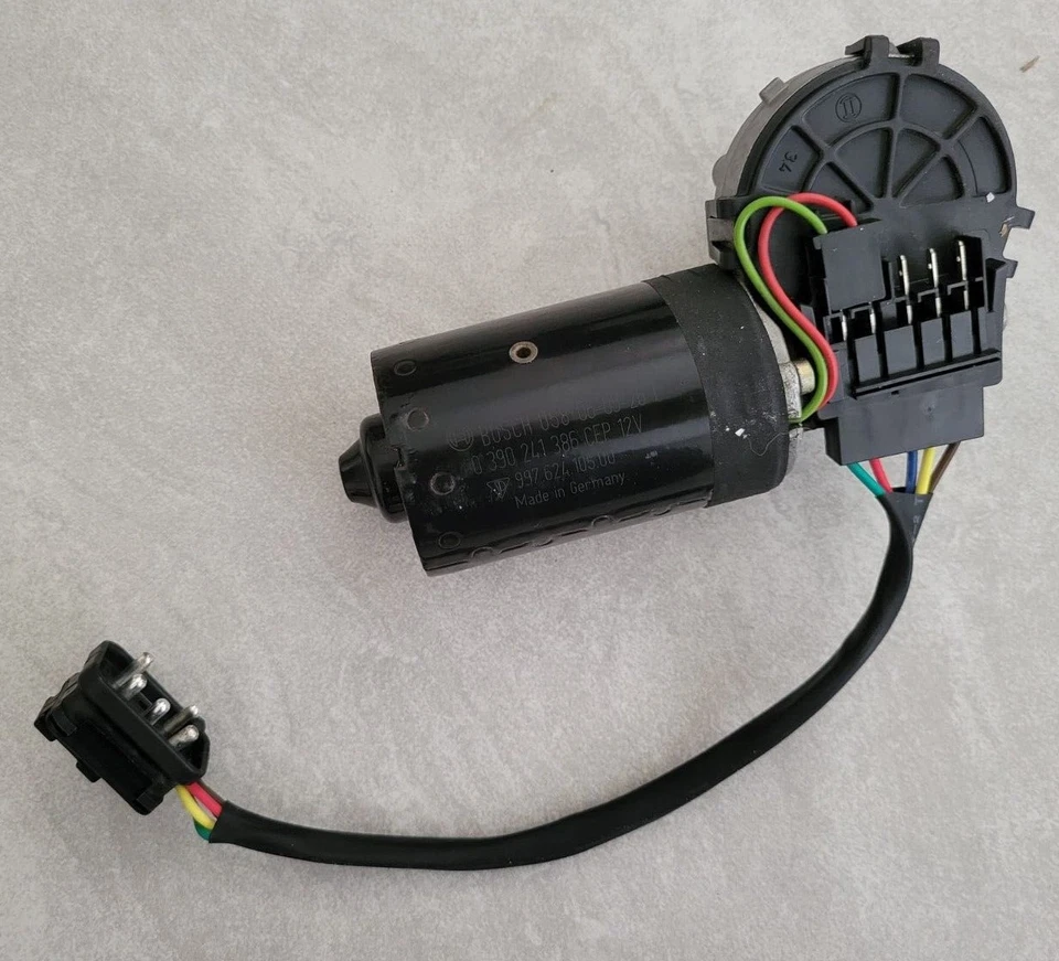 Motor limpiaparabrisas Boxster conversión con arnés Porsche 944 (1985,5 a 1991). Foto 4 de 4