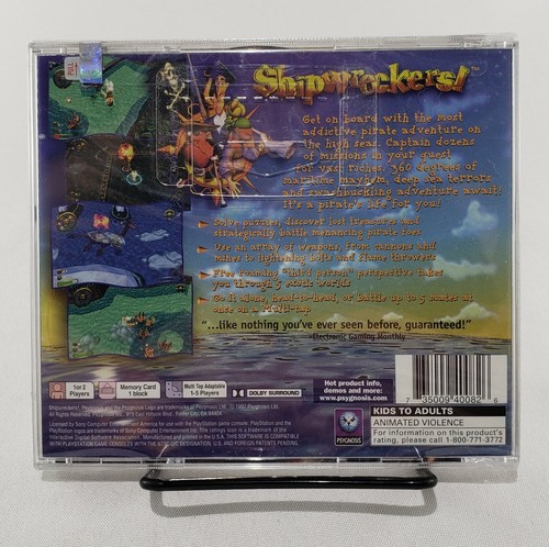 Shipwreckers PS1 Sony PlayStation New Factory Sealed - Picture 2 of 4
