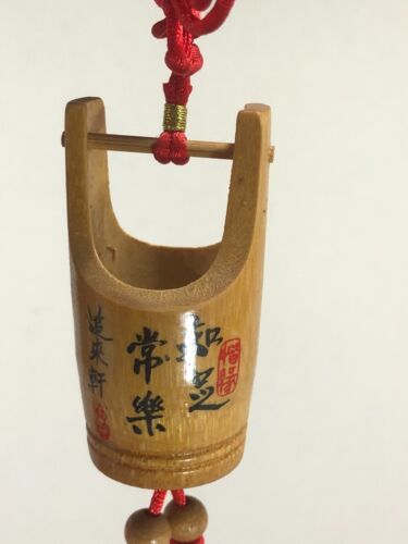 Vintage assorted Lucky Chimes Chinese Feng Shui Hanging for Home w/ red tassel - Picture 10 of 13