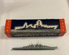 military model ship Light Cruiser Atlanta 1:1200 Authenticast Antique
