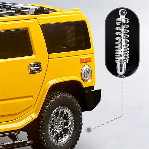 1/18 HUMMER H2 Highway 61 SUV Alloy Car Model Diecast Metal Toy Off-Road Vehicle - Picture 8 of 28