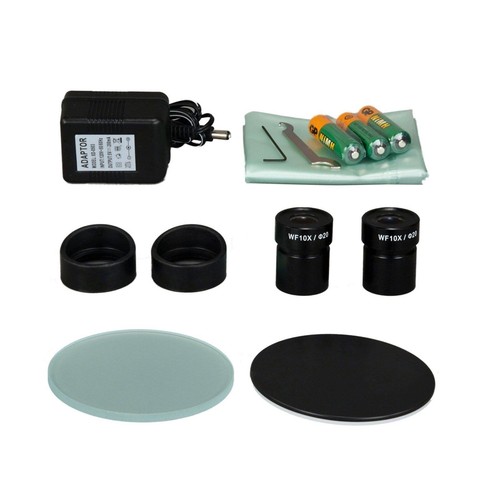 OMAX 20X-40X Dual LED Binocular Stereo Microscope+1.3MP Camera+Cleaning Pack - Picture 6 of 10