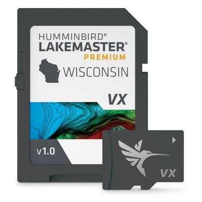 Humminbird 602010-1 LakeMaster Premium Wisconsin V1 microSD Chart NEW