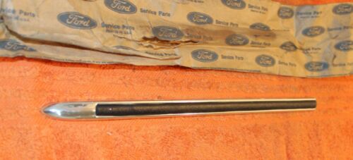 1972 1973 Mercury Montego Mx NOS RH FENDER LH QUARTER BODY SIDE MOULDING Black - Picture 2 of 4