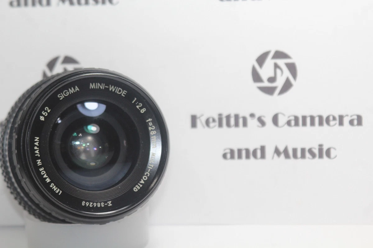 Sigma f/2.8 Wide Angle Camera Lenses for Minolta for sale | eBay