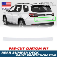 PreCut Clear Rear Bumper Deck Paint Protection Film PPF For 2023-25 Honda Pilot