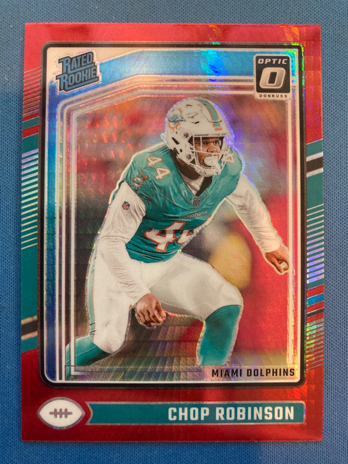 2024 Donruss Optic - Chop Robinson #219 - Red Hyper  - Rated Rookie