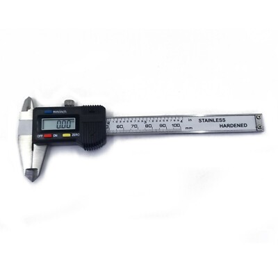4'' 100mm Digital Electronic Caliper LCD Stainless Steel Measure