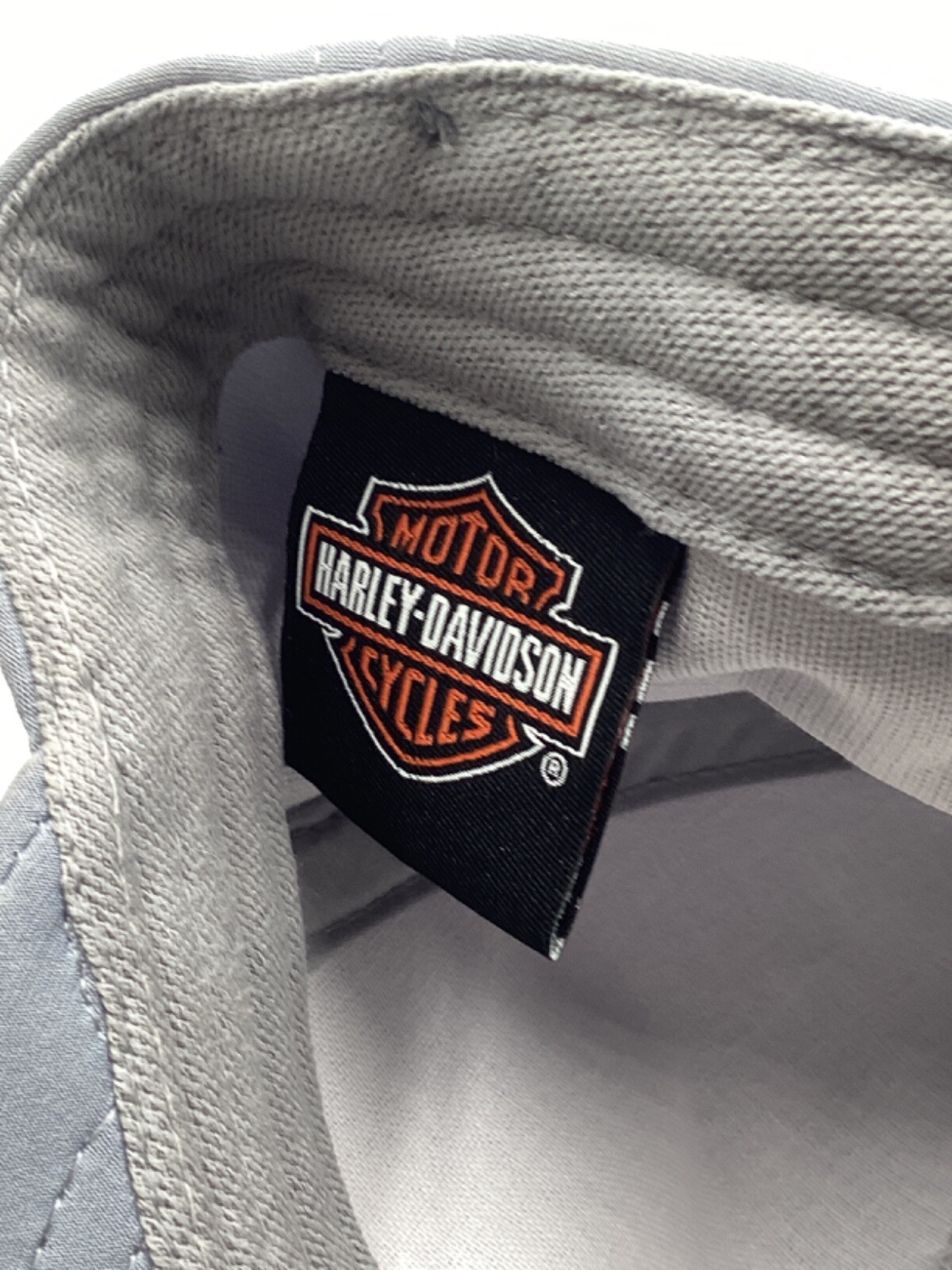 Harley-Davidson Gray Snapback Polyester Baseball … - image 4