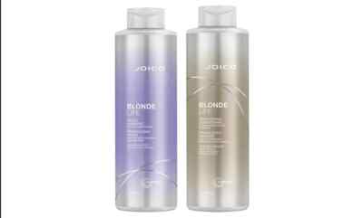 JOICO BLONDE LIFE Violet Shampoo & Brightening Conditioner 33.8oz LITER DUO SET 