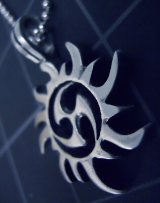 Sacred Sun Necklace Talisman Pendant Spiral Tribal Viking New Triskelion Rune