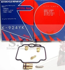 YAMAHA XJ650 LJ LK ECONO CARBURETOR CARB REBUILD REPAIR KITS 1982 - 1983 x 4