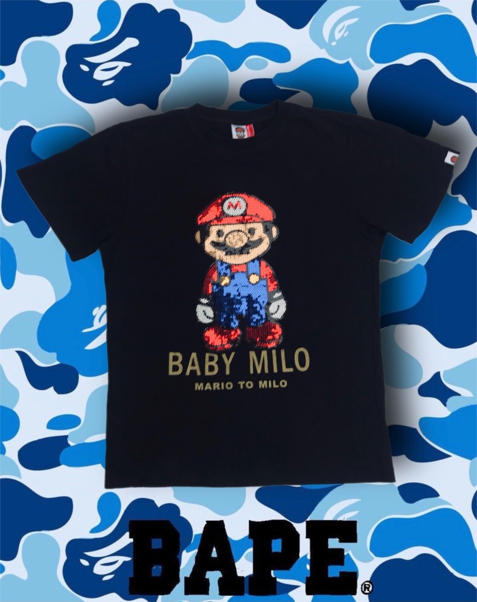 BAPE A BATHING APE Nintendo Super Mario x Baby Milo T-Shirt