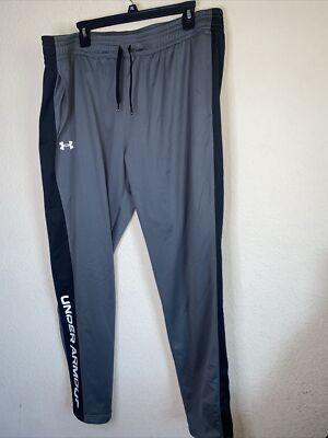 UNDER ARMOUR Brawler Fleece Sweat Pants Loose Drawstring XXL Long Tall Gray  New