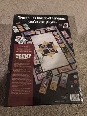 1989 Trump The Game Board Game Donald Trump Game Factory Sealed | eBay