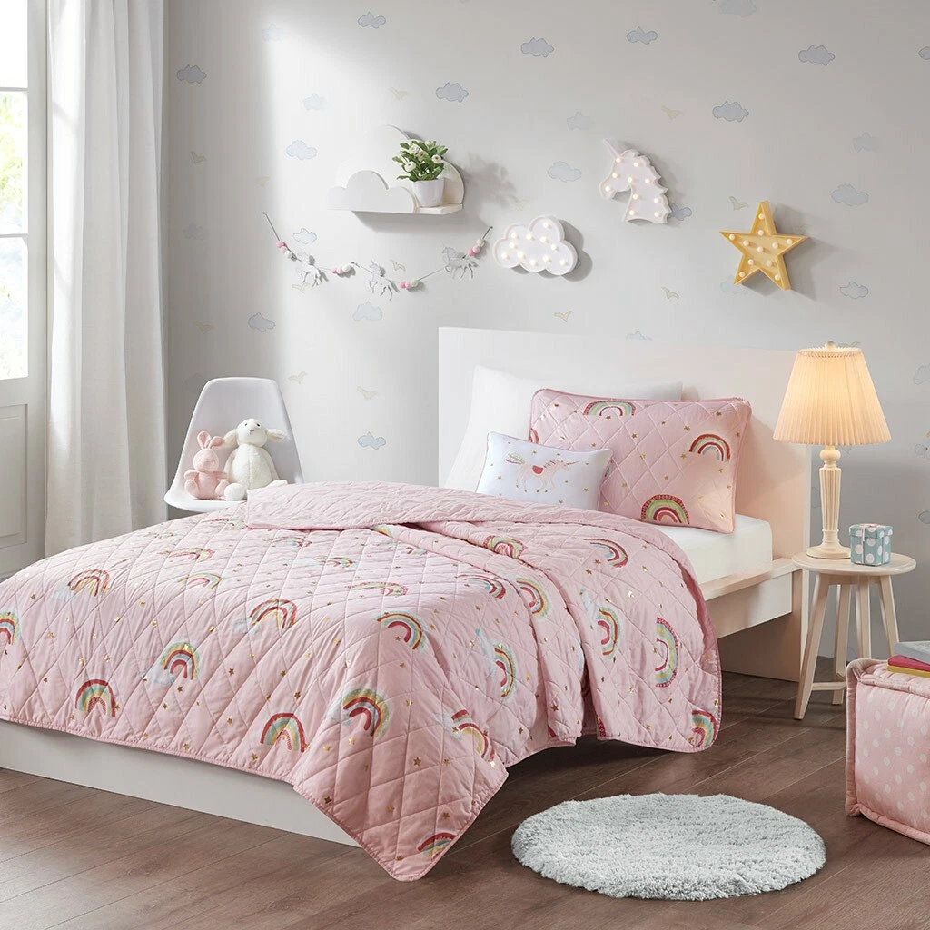 Twin quilt deals set girl