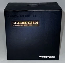Phanteks Glacier C350I CPU Water Block Acrylic Cover RGB LED - Black