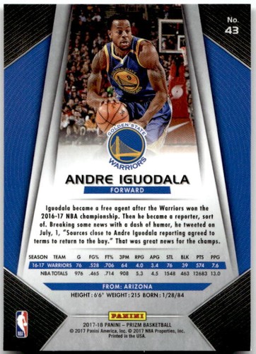 2017-18 Panini Prizm Basketball Pick Your Card Finish Your Set NBA (#1-300) - Picture 59 of 183
