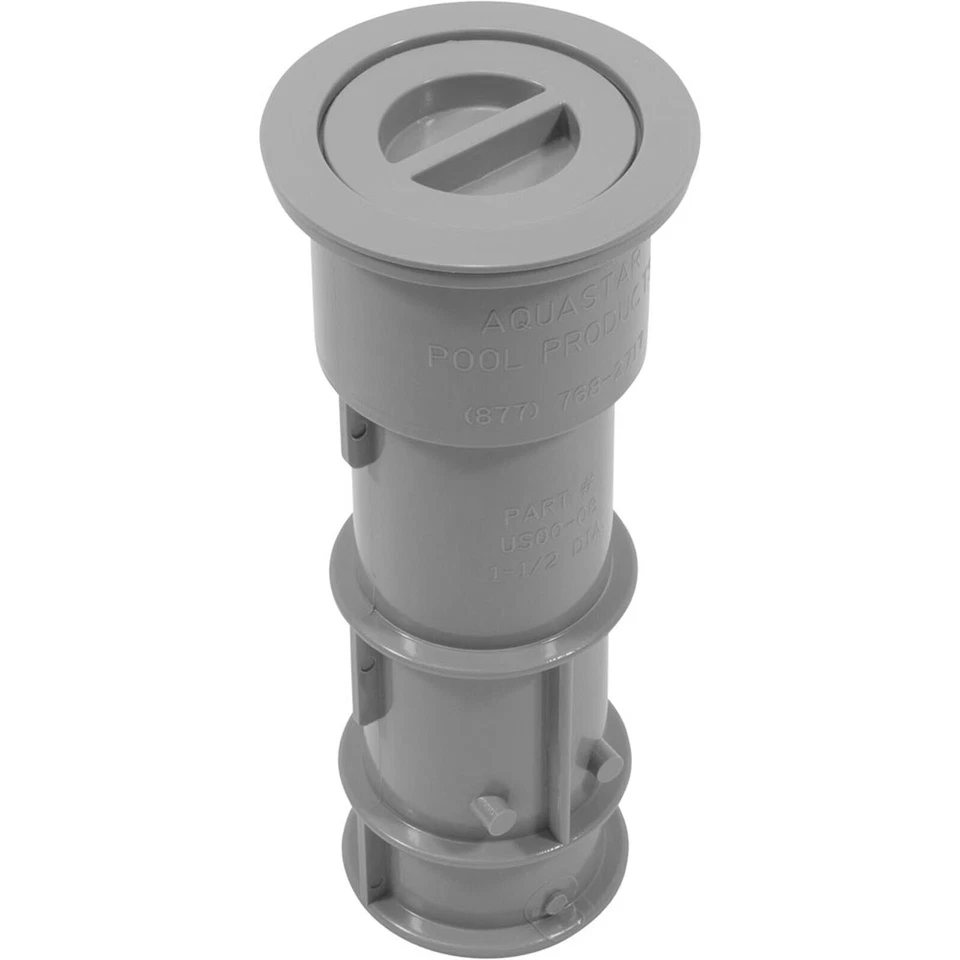 Soportes para paraguas Aquastar de 7,5" con funda y tapa central blanco gris tostado hecho en EE. UU. Foto 2 de 4