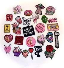Toppe Termoadesive decorativi, Cool pink patches for girls
