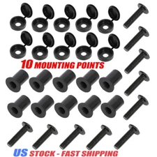 For Arctic Cat Snowmobile Windshield Mounting Hardware Screw Expansion Nuts Kit