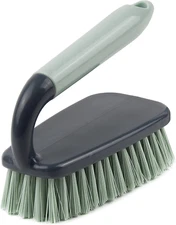 Heavy Duty Scrub Brush Stiff Bristles Shower Cleaning Brush With Handle Bathroom