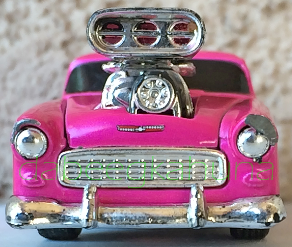 Funline - Muscle Machines - 55 Chevy Nomad - Die-Cast - Rubber