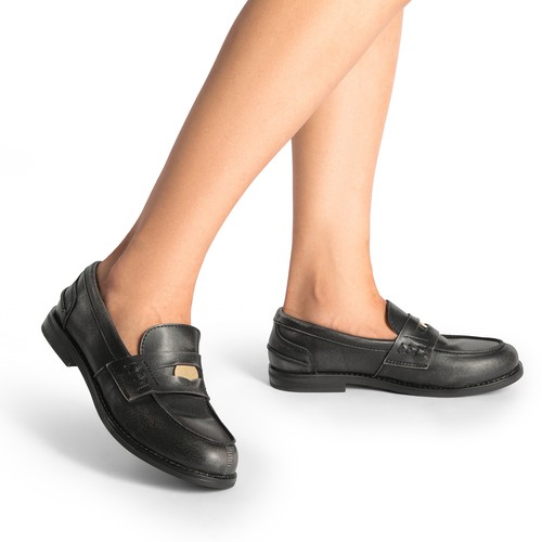 Damen Slipper Penny Bequem Business Arbeit Büro Freizeit Schuhe - Bild 13 von 18