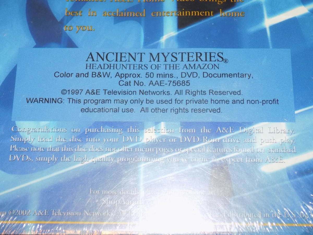 (未使用･未開封品)Ancient Mysteries: Headhunters of Amazon [DVD] Ancient Mysteries: Headhunters of Amazon [DVD]