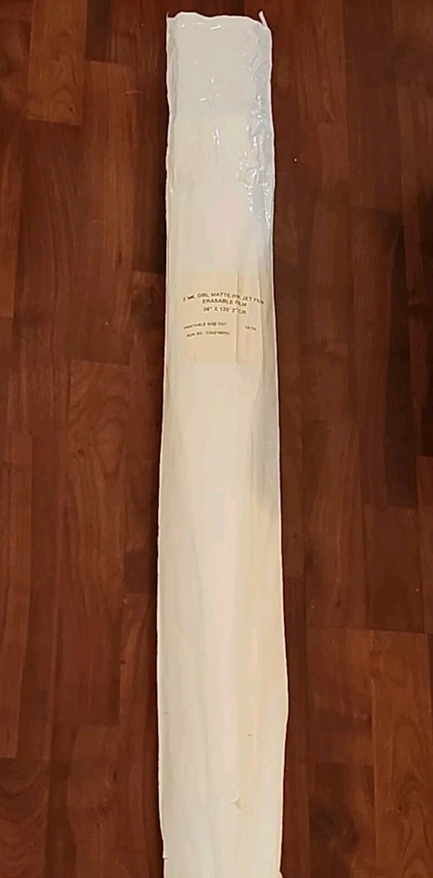 1 ROLLO 36" x 125' 3 mil Doble Mate Inyección de Tinta Película Borrable 2" CR Foto 2 de 4