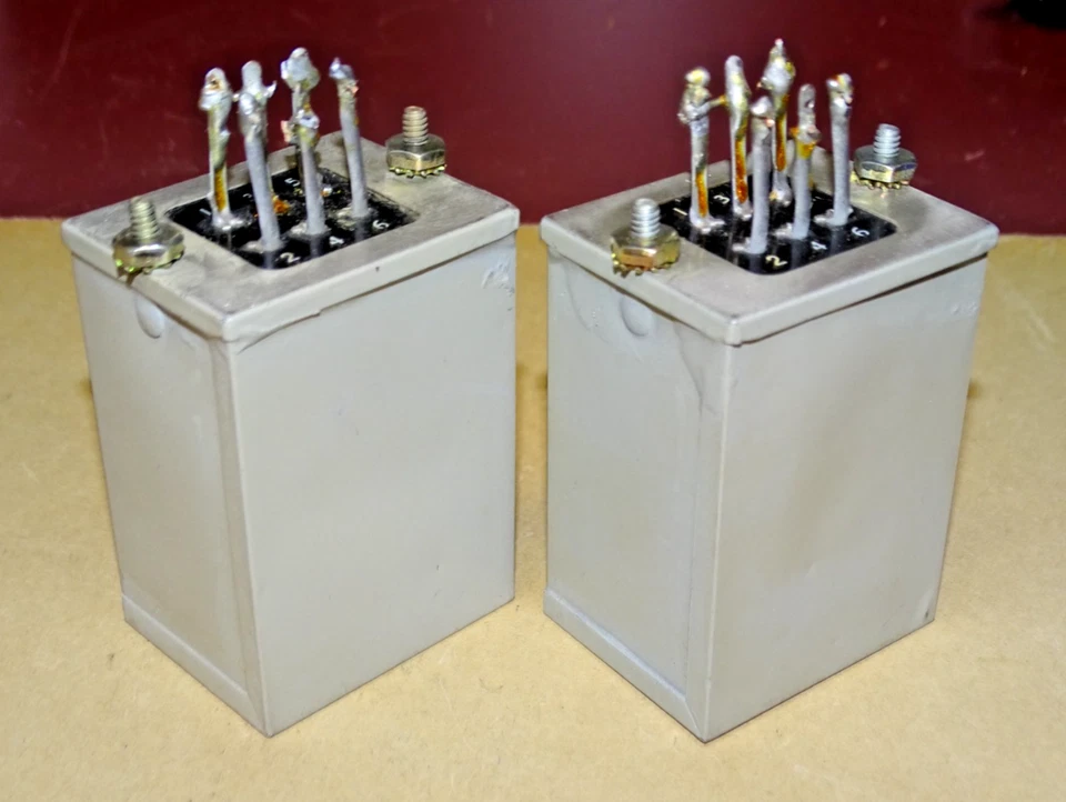 Par, Transformadores de Entrada Western Electric Tipo 289A, Bueno Foto 4 de 4