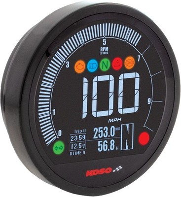 Koso DL-04 LCD Multifunction Guage for Yamaha XVS950C Bolt Models