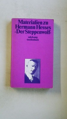 111035 MATERIALIEN ZU HERMANN HESSES DER STEPPENWOLF EA