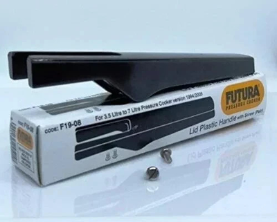 #ad Futura Pressure Cooker Lid Plastic Handle with Screw 1 Set Code F49 08 Black $19.89