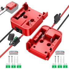 2 Packs 18V Adapters Compatible with Milwaukee M18 Battery for Power 2
