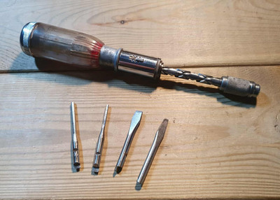 Vintage Stanley Handwerker Yankee Schraubendreher 233H alte Handwerkzeuge Holzbearbeitung