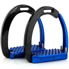 Quick Release Safety Stirrups Durale Iron Aluminum English Riding Stirrup 4.75"