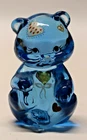 FENTON You’re Special Hand Painted Glass Teddy Bear Figurine Paperweight