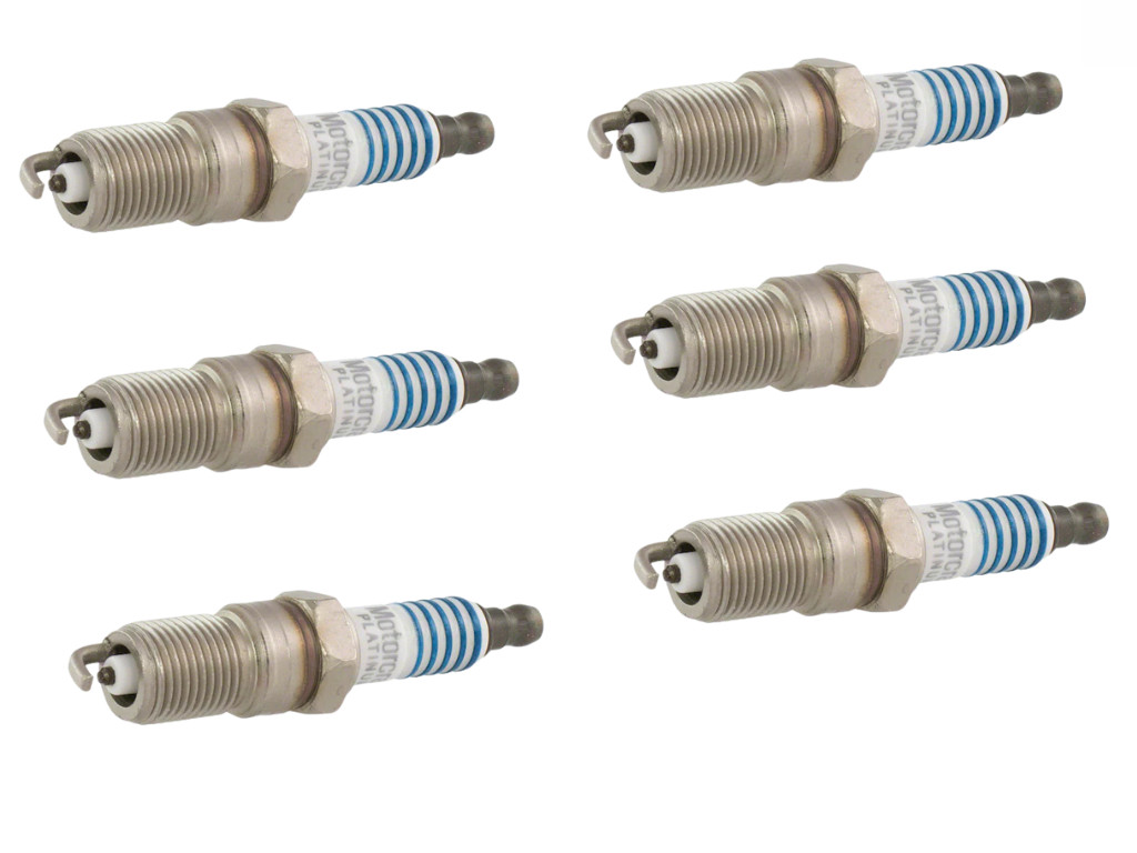 6 Pack Ford 2000-2009 Spark Plug 054/1.4mm Motorcraft AGSF-32W-M