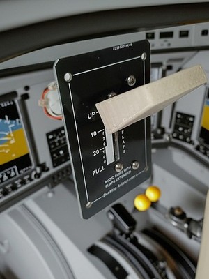 Cessna 172 FLAPS Controller   USB Flight Simulator Panel for MSFS & X Plane