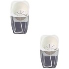  2 stücke Doppel Deck Pflanzer Transparente Indoor Garten Stilvolle