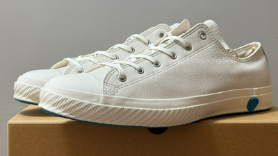 SCHUHE WIE POTTERY LOW LEATHER - WHITE Moonstar Made in Japan