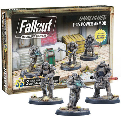 Fallout: Wasteland Warfare - Unaligned: T-45 Power Armor - Brandneu & Sealed
