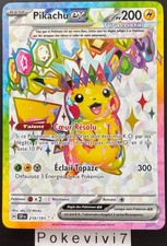 Carta Pokemon PIKACHU 219/191 EX FA Full Art EV8 SSP IT NUOVO