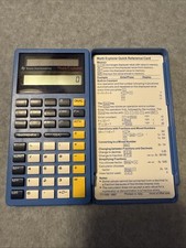 Texas Instruments Math Explorer Calculator w/ Cover  Index Card