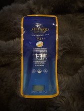 Shiseido Clear Sunscreen Stick SPF 50 .7oz New