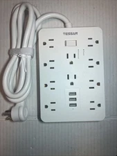 Tess an Surge Protector With us b Charger TS-TPM10