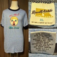 70S Usa Made Russell Athletic Gold Tag Ringer T No.yp929